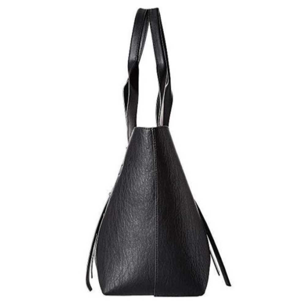 NEW Calvin Klein Large Sleek Textured Leather Bag - Picture 4 of 8